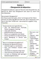 Vorschau - Arbeitsblätter - Ernährungsbedingte Krankheiten - Stationsarbeit - Seite 2