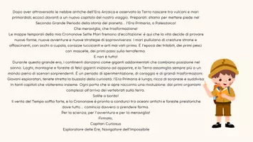 anteprima - Serie di lezioni - L'ERA PRIMARIA O PALEOZOICA con Capitan Curiosus - Pagina di copertina