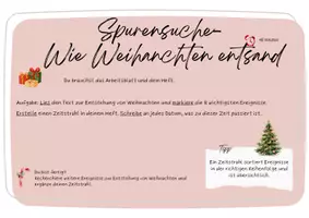 Vorschau - Stundenentwürfe - Weihnachten Unterrichtsstunde "Spurensuche- Wie Weihnachten entstand" - Seite 1