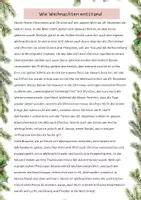 Vorschau - Stundenentwürfe - Weihnachten Unterrichtsstunde "Spurensuche- Wie Weihnachten entstand" - Deckblatt