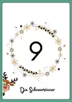 Vorschau - Arbeitsblätter - Vertretungsstunde: Adventkalender Rätsel, Spiele (9.-12.Dez.) inkl. Lösung - Deckblatt