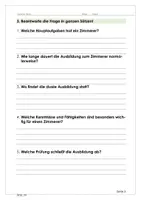 Vorschau - Unterrichtsreihen - Leseaufgabe - Berufsorientierung -Zimmerer - Seite 3