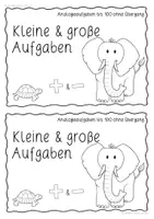 Vorschau - Arbeitsblätter - Analogieaufgaben ZR 100 - Arbeitsheft - Seite 1