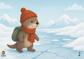 Aperçu - Affichage - Otto voyage au Pôle Nord - Kamishibaï à imprimer en PDF - Page 2