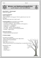 Vorschau - Arbeitsblätter - Gedichtsanalyse „Wintermorgen“ Wintergedicht - Seite 3