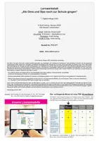 Vorschau - Arbeitsblätter - Lernwerkstatt Als Oma und Opa noch zur Schule gingen | Schule früher und heute, Schiefertafel, Sütterlin, Schulgeschichte, Kinderarbeit | Geschichte Sekundarstufe I Klasse 5-7 Lösungen - Seite 1