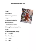 Vorschau - Anderer Materialtyp - Weihnachtsgottesdienst 2025 ökumenisch - Deckblatt