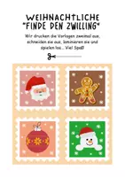 Vorschau - Spiele - Weihnachtliche Merkspiel - Finde den Zwilling - Deckblatt