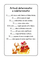 Vorschau - Arbeitsblätter - Ripasso di grammatica italiana a tema Natale - Weihnachtliche Wiederholung der italienischen Grammatik - Seite 1