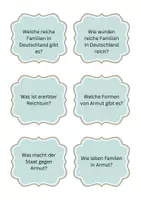 Vorschau - Stundenentwürfe - Abschluss- und Reflexionsfragen zur Unterrichtsreihe Armut und Reichtum - Seite 2