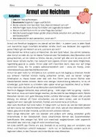 Vorschau - Stundenentwürfe - 1. Stunde Was bedeutet Armut und Reichtum? - Seite 3