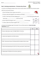 Vorschau - Klassenarbeiten - 2. Klassenarbeit 6. Klasse Hörverstehen und going to future - Deckblatt
