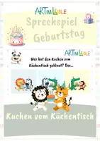 Vorschau - Spiele - Geburtstagsspiel - "Kuchen vom Küchentisch" - Deckblatt