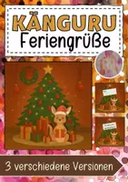Vorschau - Anderer Materialtyp - Känguruklasse Feriengrüße Weihnachten - Deckblatt