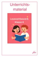 Vorschau - Poster - Lesewettbewerb Klasse 4 - Deckblatt