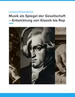 Vorschau - Unterrichtsreihen - Musik als Spiegel der Gesellschaft – Unterrichtsmaterial Klassik bis Rap - Deckblatt