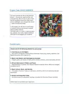 Vorschau - Arbeitsblätter - Black America - Projekt in Freiarbeit Oberstufe Englisch - Deckblatt