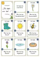 Vorschau - Spiele - Ich habe, wer hat...? Frühling / Frühblüher Lesespiel - Seite 1