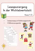 Vorschau - Arbeitsblätter - Lesespaziergang - In der Wichtelwerkstatt - Deckblatt