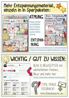 Vorschau - Arbeitsblätter - ATMUNG / Atemübungen gegen Stress - PAKET Entspannung - Seite 2