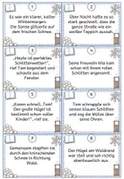 Vorschau - Arbeitsblätter - Leseschnipsel - Stundeneinstieg Lesen - Winter (Klasse 2-4) - Seite 2