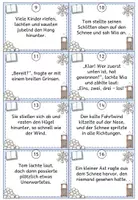 Vorschau - Arbeitsblätter - Leseschnipsel - Stundeneinstieg Lesen - Winter (Klasse 2-4) - Seite 3