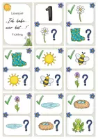 Vorschau - Spiele - Ich habe, wer hat...? Frühling / Frühblüher Wortschatzspiel (Bild-Bild) - Seite 1