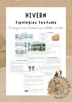 Vista previa - Hojas de trabajo - HIVERN - 20CL. Tipologies textuals - Portada