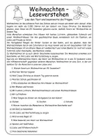 Vorschau - Arbeitsblätter - Weihnachten - Leseverstehen, Quiz, Rätsel, Lückentext - Seite 2