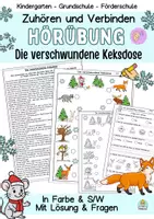 Vorschau - Arbeitsblätter - Paket Zuhören und Malen, Deutsch Hörübung Grundschule, Förderschule, DaZ - Seite 1
