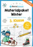 Vorschau - Arbeitsblätter - Materialpaket zum Winter: 3. Klasse (25 Arbeitsblätter) - Deckblatt
