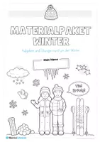 Vorschau - Arbeitsblätter - Materialpaket zum Winter: 3. Klasse (25 Arbeitsblätter) - Seite 1