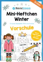 Vorschau - Arbeitsblätter - Mini-Heftchen: Winter - Vorschule (20 Arbeitsblätter) - Deckblatt