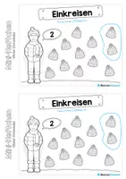 Vorschau - Arbeitsblätter - Mini-Heftchen: Winter - Vorschule (20 Arbeitsblätter) - Seite 3