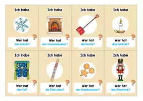 Vorschau - Arbeitsblätter - Thema Winter: Lesespiel (Ich habe, wer hat?) - Seite 3