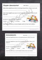 Vorschau - Lehrpläne/Lehrermaterial - Sitzplan Wunschzettel (Sitzordnung) - Deckblatt