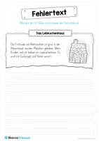 Vorschau - Arbeitsblätter - 10 Fehlertexte zum Advent - Seite 1