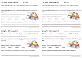 Vorschau - Lehrpläne/Lehrermaterial - Sitzplan Wunschzettel (Sitzordnung) - Seite 1