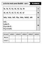 Aperçu - Apprentissages en autonomie - cahier de fluence - Page 1