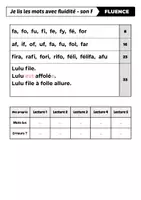 Aperçu - Apprentissages en autonomie - cahier de fluence - Page 3