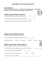 Vorschau - Arbeitsblätter - Arbeitsblatt Volumen Mechanik Flüssigkeiten Messen Physik Experiment - Seite 2