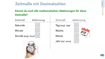 Vorschau - Präsentationen/Tafelbilder - Zeitmaße mit Dezimalzahlen 5./6.Schulstufe - Seite 3
