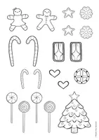 Vorschau - Mal- und Bastelvorlagen - Weihnachten und Winter - Bastelvorlage + Malvorlage SPARPAKET - Seite 3