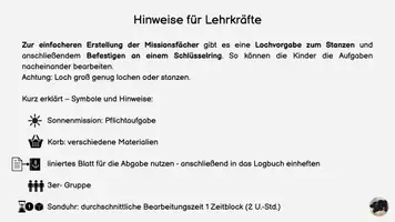 Vorschau - Unterrichtsreihen - Materialpaket Missionsfächer Kunst, Deutsch, Sachunterricht: Tag und Nacht / Wortarten für die fächerübergreifende Freiarbeit - Seite 3