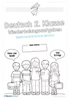Vorschau - Arbeitsblätter - Deutsch 2. Klasse - Aufgaben zur Wiederholung (30 Arbeitsblätter) - Seite 1
