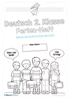 Vorschau - Arbeitsblätter - Deutsch 2. Klasse - Aufgaben zur Wiederholung (30 Arbeitsblätter) - Seite 2