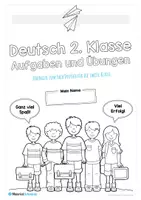 Vorschau - Arbeitsblätter - Deutsch 2. Klasse - Aufgaben zur Wiederholung (30 Arbeitsblätter) - Seite 3