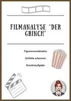 Vorschau - Arbeitsblätter - Filmanalyse "Der Grinch" Klasse 5/6 - Deckblatt