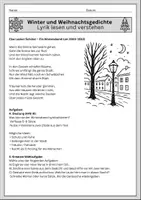 Vorschau - Arbeitsblätter - Weihnachtsgedicht | Gedichtsanalyse Klasse 9/10 - Seite 3