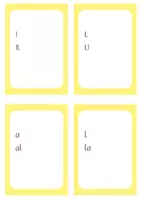 Vorschau - Aufgabenkarten - Materialpaket Worttreppen Buchstaben A, L, I, M, E, N - Seite 3